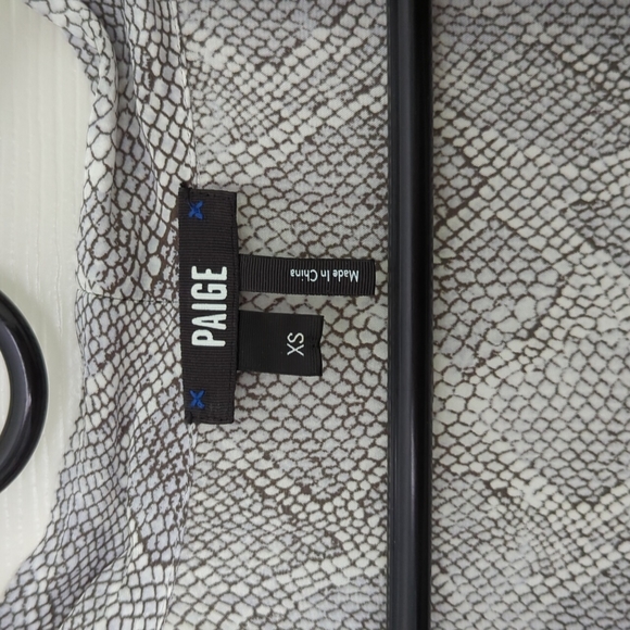 PAIGE Sevilla Silver Bodysuit, XS - Picture 3 of 5